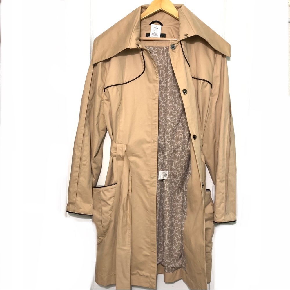 Cotton Trench Coat NWT Sz LL by Sterlingwear of Boston